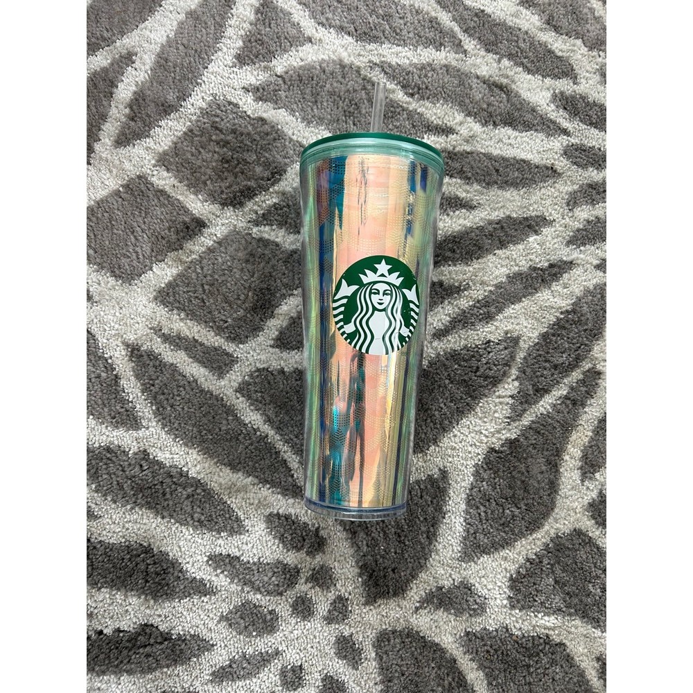 Starbucks Metmaid Scales Siren Iridescent Tumbler 24oz